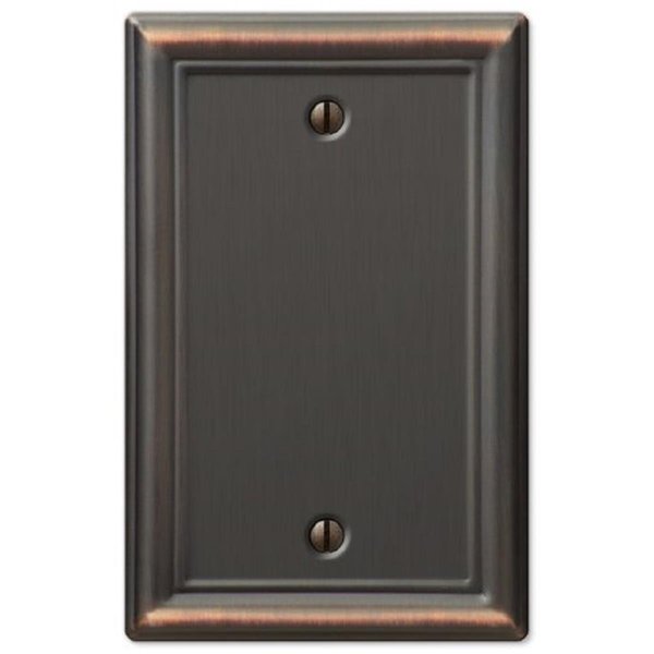 Soundwave Single Blank Aged Bronze Wall Plate SO2669994